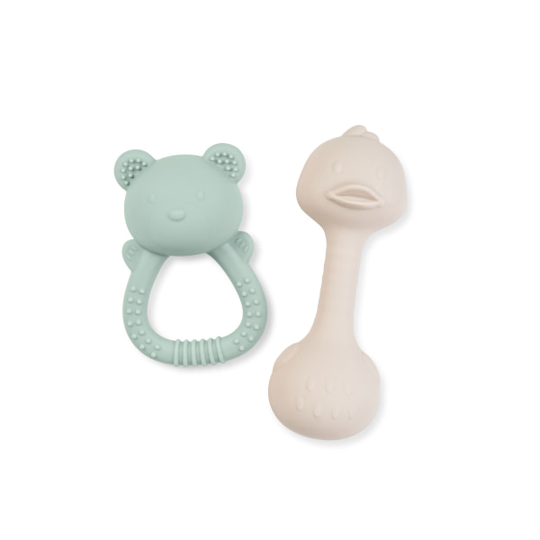 SET DE MORDEDORES CON SONAJERO "TINY TREASURES" MINT