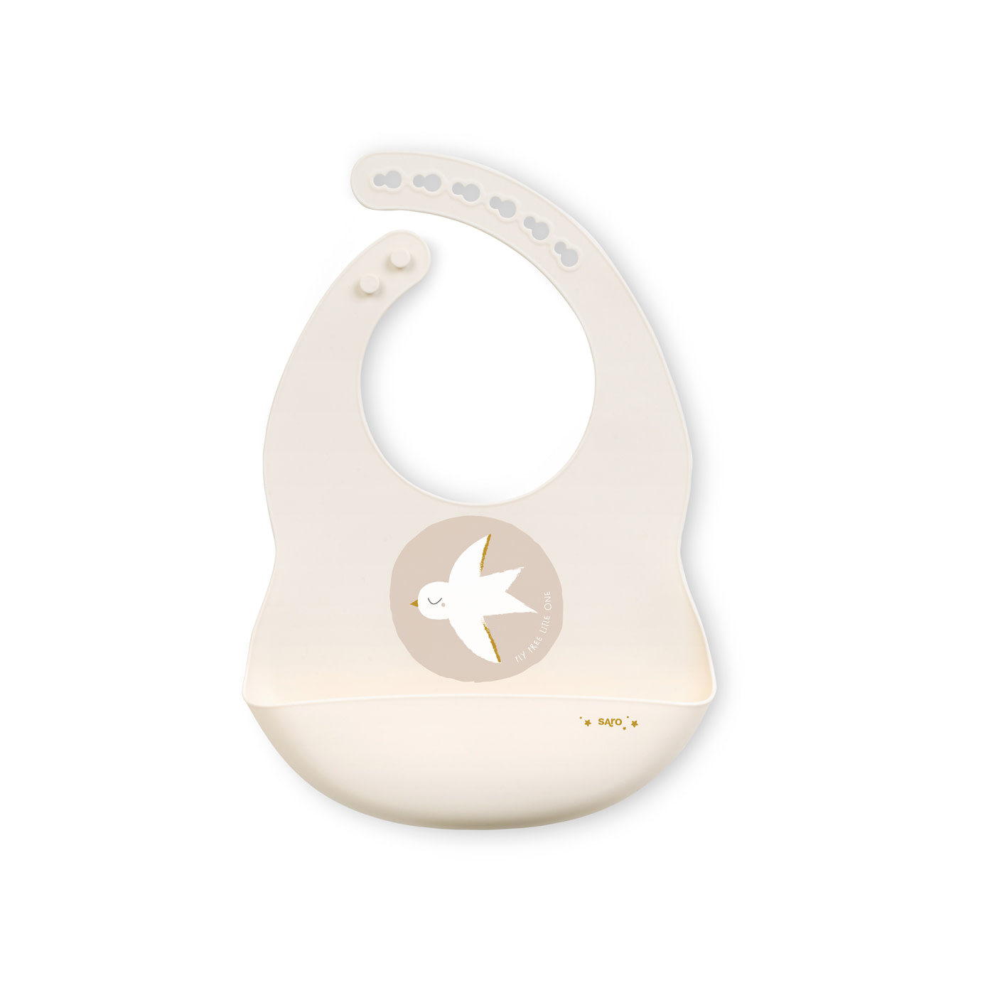 BABERO DE SILICONA "PARTY" FLY FREE - 