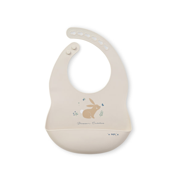 BABERO DE SILICONA "PARTY" COTTON BUNNIES