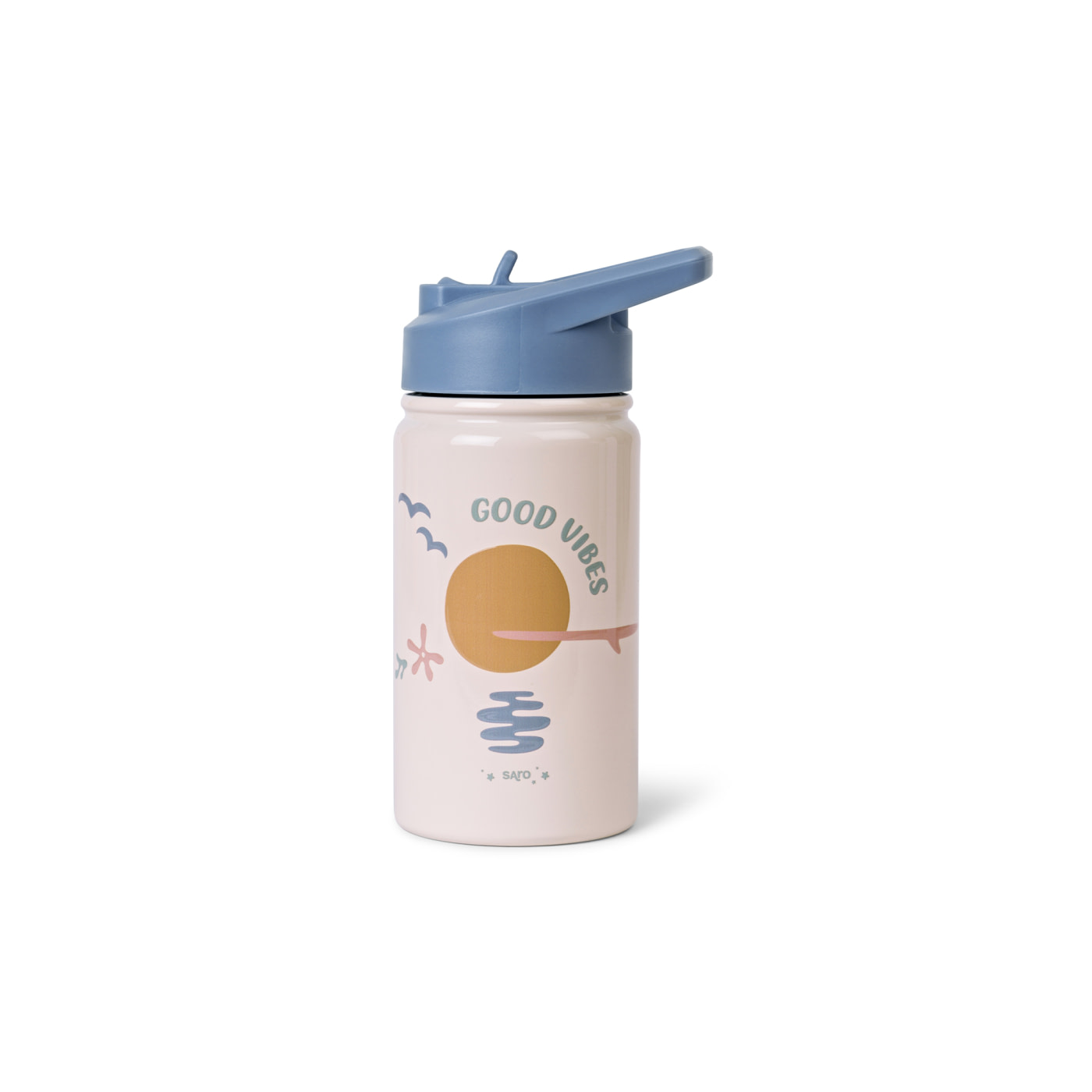 BOTELLA TÉRMICA INFANTIL CON PAJITA 350 ML GOOD VIVES - 