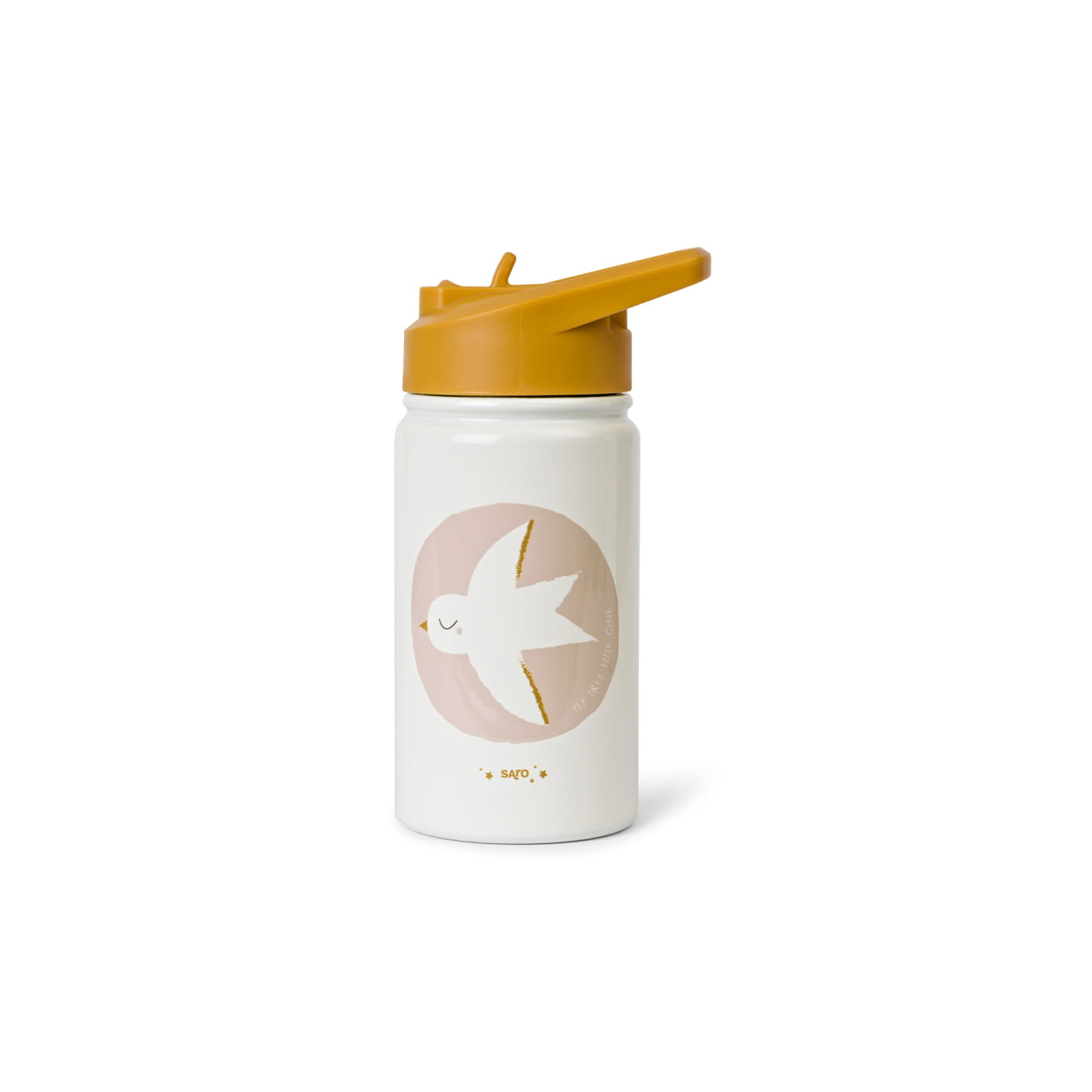 BOTELLA TÉRMICA INFANTIL CON PAJITA 350 ML FLY FREE - 