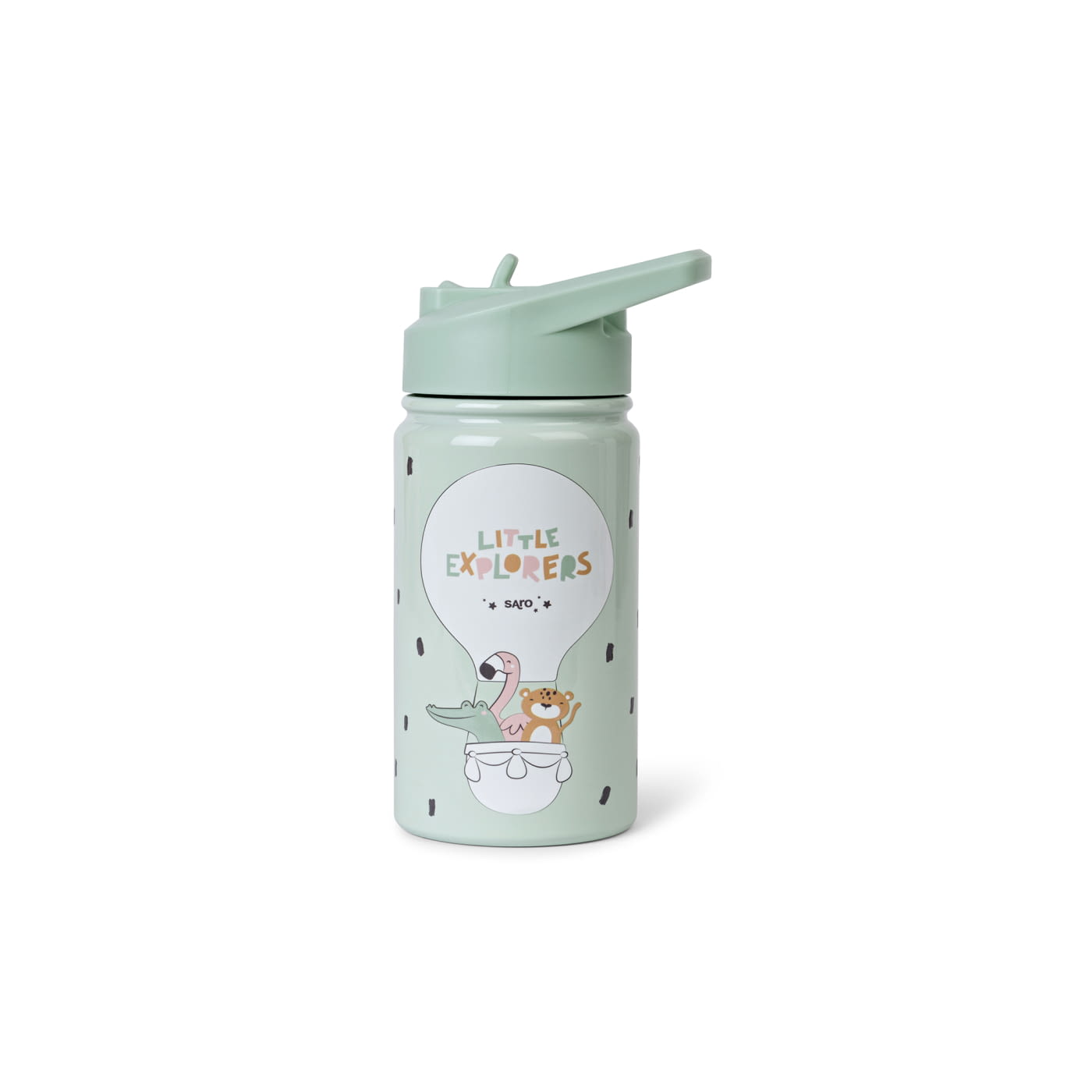 BOTELLA TÉRMICA INFANTIL CON PAJITA 350 ML LITTLE EXPLORES - 