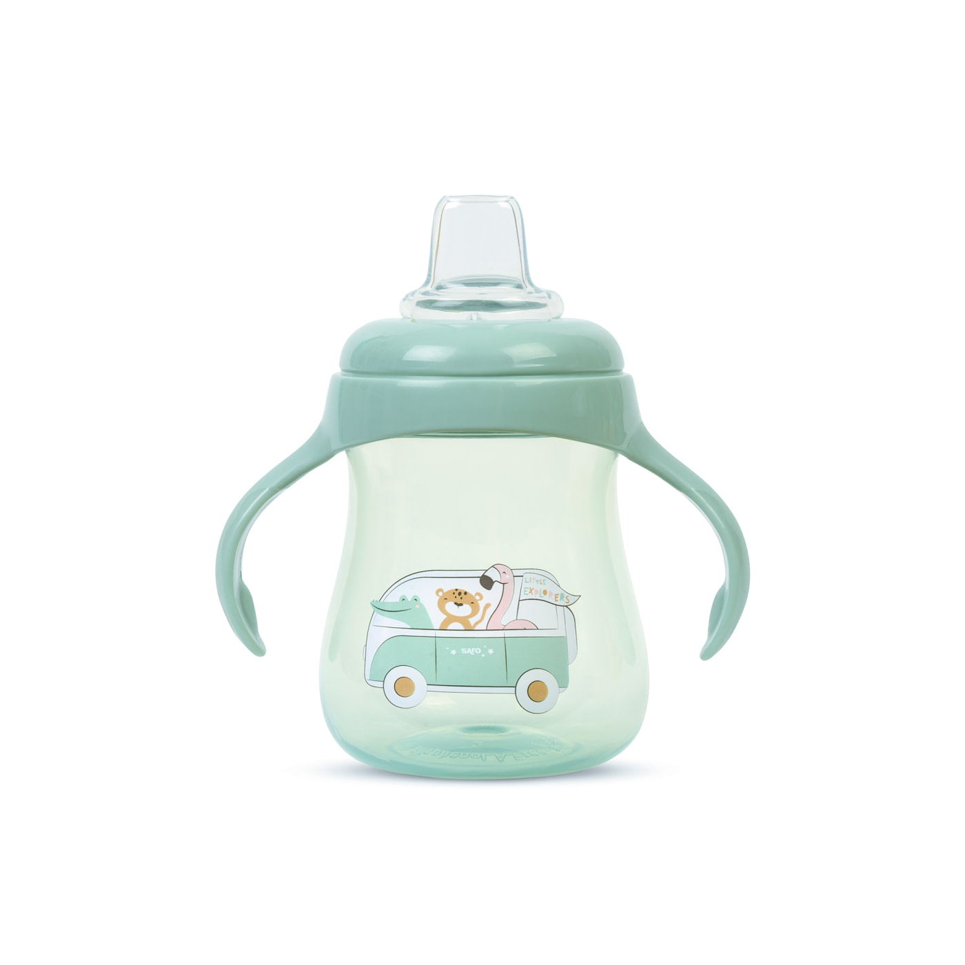 TAZA ANTIGOTEO “LITTLE EXPLORERS” 250 ML MINT