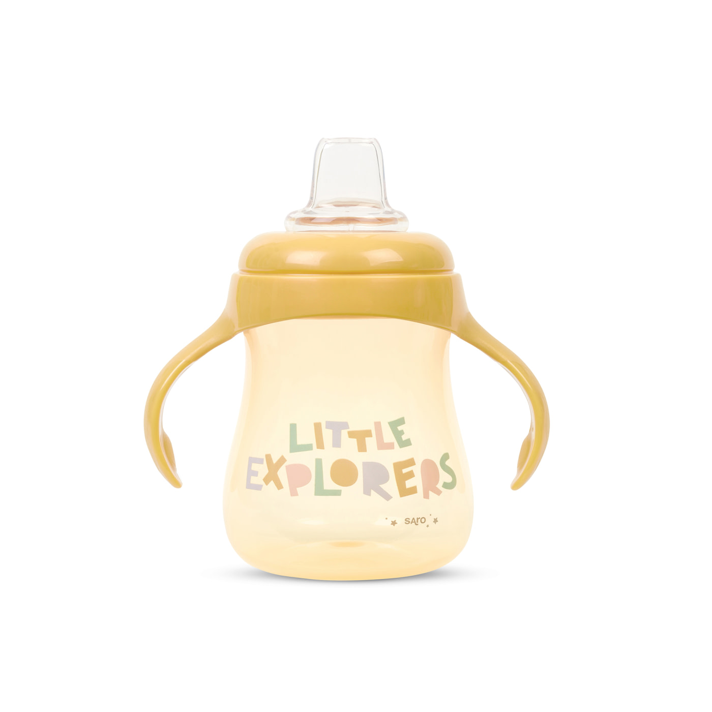 TAZA ANTIGOTEO “LITTLE EXPLORERS” 250 ML MUSTARD