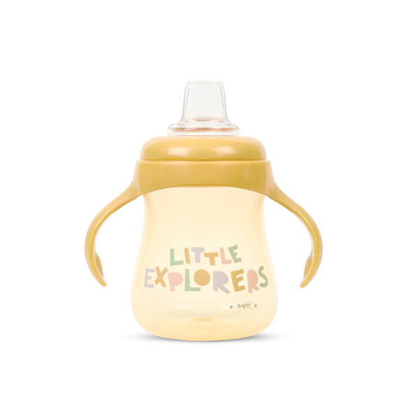 TAZA ANTIGOTEO “LITTLE EXPLORERS” 250 ML MUSTARD - 1