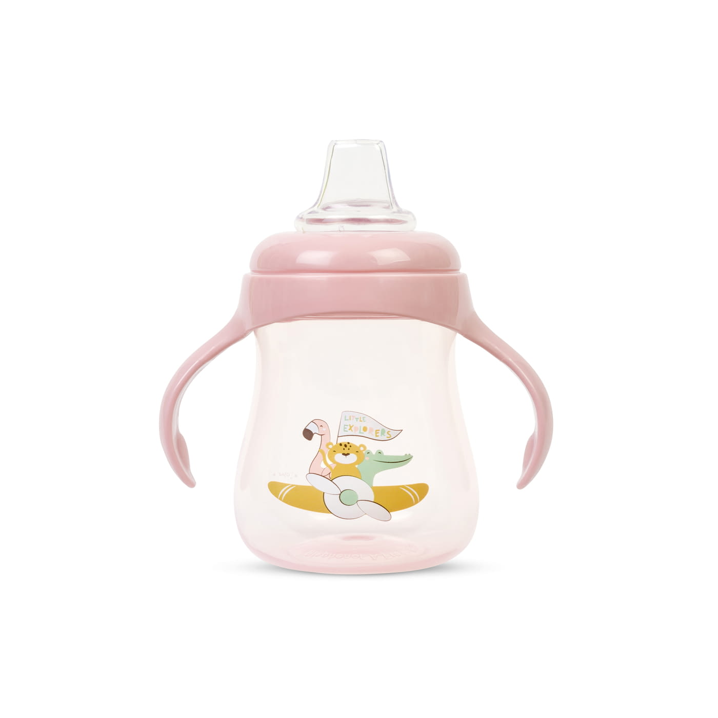 TAZA ANTIGOTEO “LITTLE EXPLORERS” 250 ML DUSTY PINK