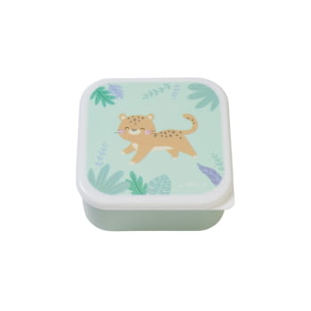 SET DE 3 CAJITAS PARA EL ALMUERZO JUNGLE CHEETAHS - 3