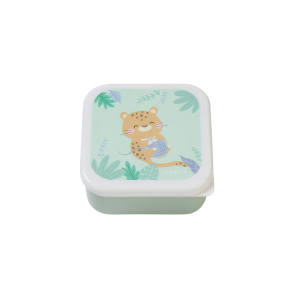 SET DE 3 CAJITAS PARA EL ALMUERZO JUNGLE CHEETAHS - 4