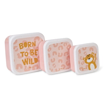 SET DE 3 CAJITAS PARA EL ALMUERZO BORN TO BE WILD
