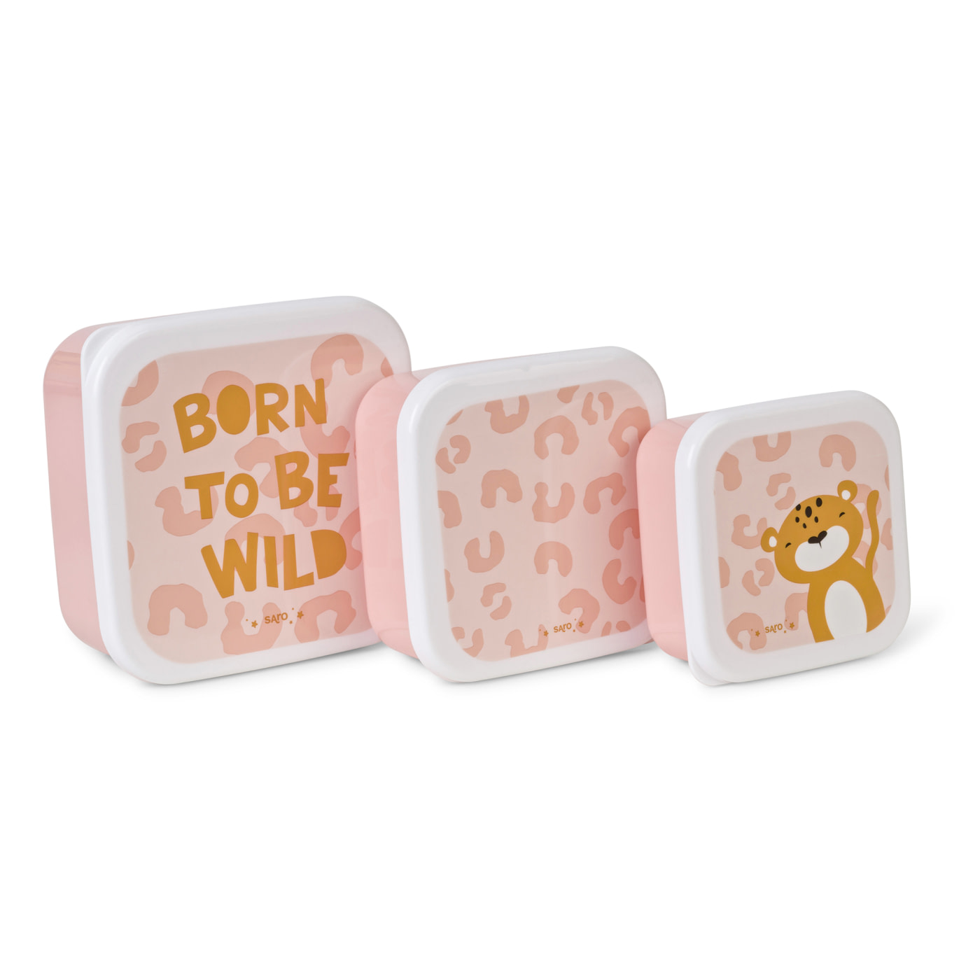 SET DE 3 CAJITAS PARA EL ALMUERZO BORN TO BE WILD
