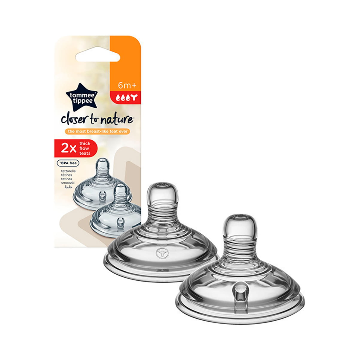 Tetina Closer to Nature flujo grueso Pack 2ud