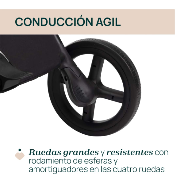 TRÍO MYSA CON FIRST SEAT RECLINE (3 BULTOS) BLACK SATIN - 4