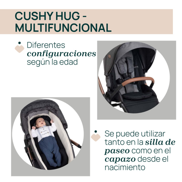 TRÍO MYSA CON FIRST SEAT RECLINE (3 BULTOS) BLACK SATIN - 7