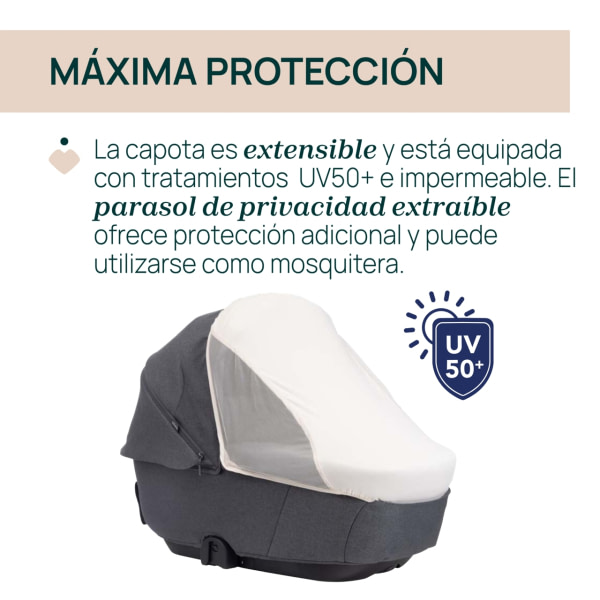 TRÍO MYSA CON FIRST SEAT RECLINE (3 BULTOS) BLACK SATIN - 13