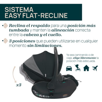 TRÍO MYSA CON FIRST SEAT RECLINE (3 BULTOS) BLACK SATIN - 16