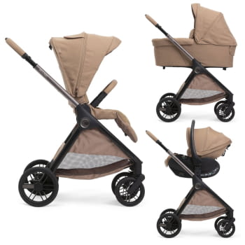TRIO BELLAGIO 2.0 CON FIRST SEAT RECLINE (3 BULTOS) CARAMEL