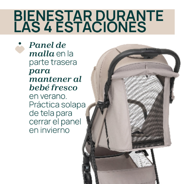 TAORMINA SILLA DE PASEO TAORMINA SANDSHELL - 2