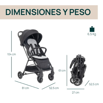 TAORMINA SILLA DE PASEO TAORMINA CHARCOAL - 3