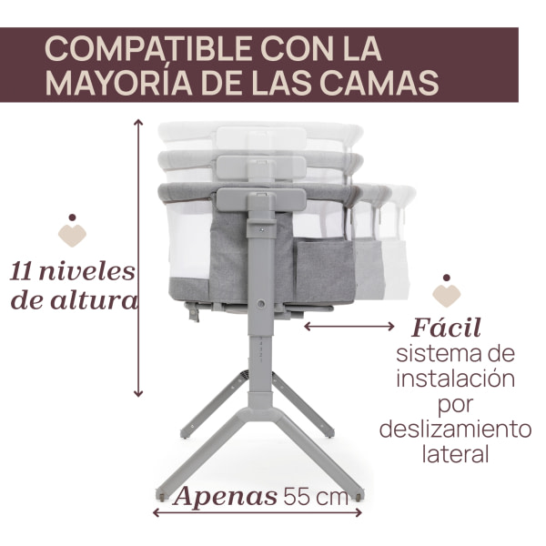 CUNA CHICCO NEXT2ME ARMONIA STEEL - 3