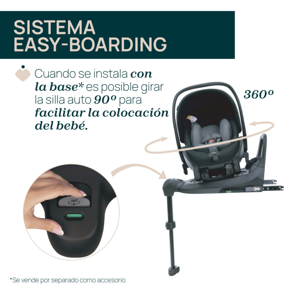 SILLA AUTO FIRST SEAT RECLINE CARAMEL - 5