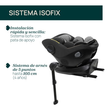 SILLA AUTO SEAT 105 I-SIZE POSH BLACK - 4