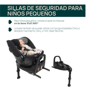 SILLA AUTO FULLSEAT 360 BLACK SATIN - 4