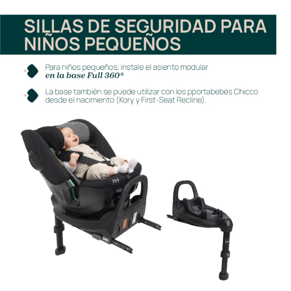 SILLA AUTO FULLSEAT 360 BLACK SATIN - 4