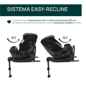 SILLA AUTO FULLSEAT 360 BLACK SATIN - 5