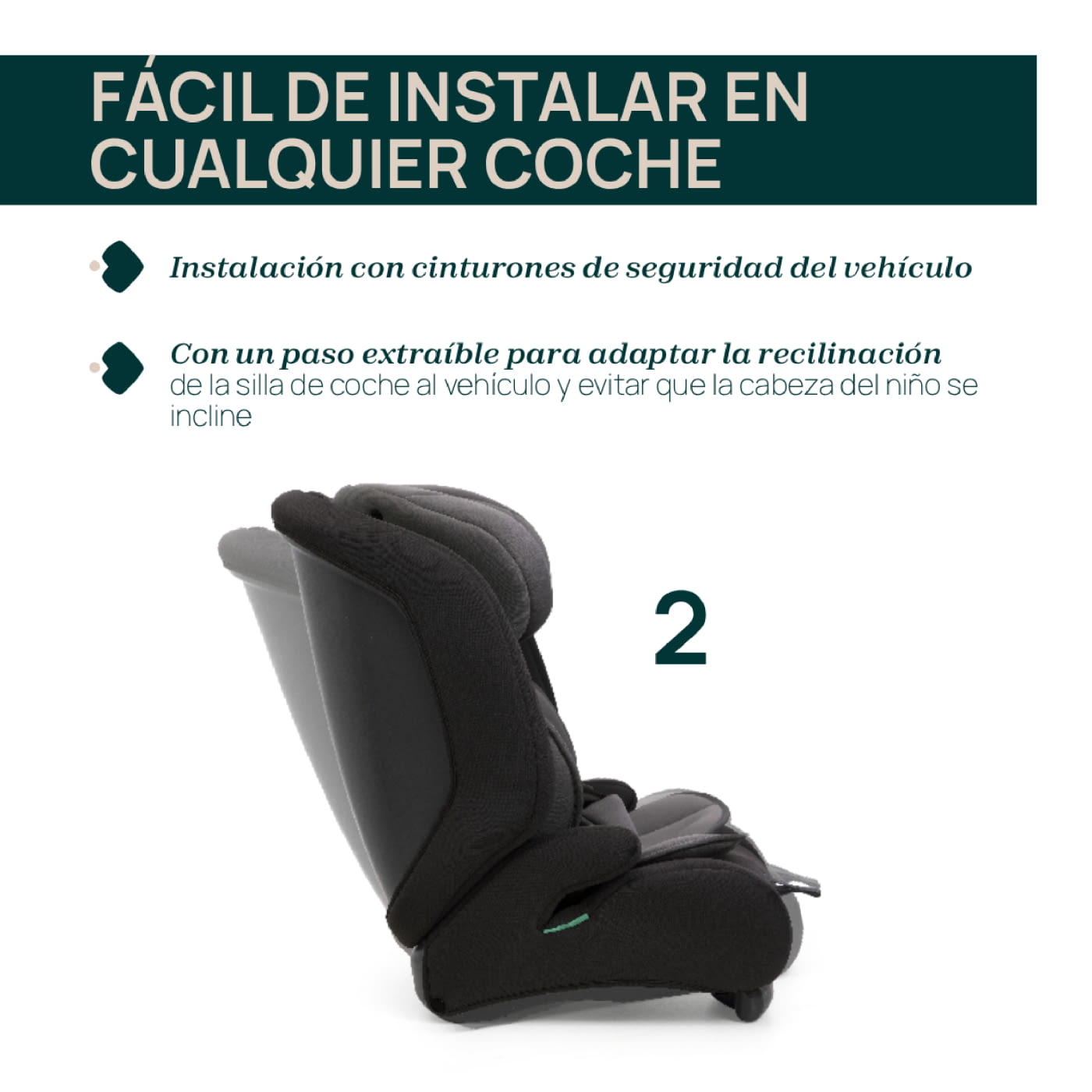 SILLA AUTO GRO-UP I-SIZE PURE BLACK