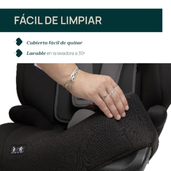 SILLA AUTO GRO-UP I-SIZE PURE BLACK - 5