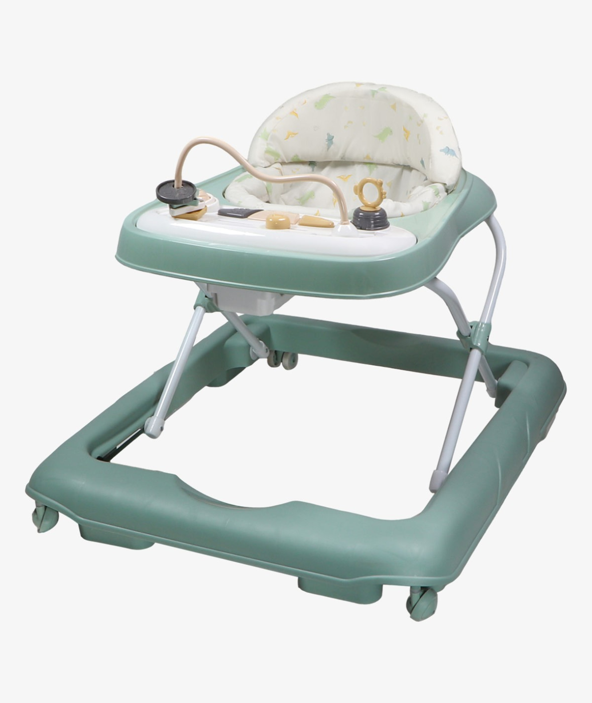 Andador para bebés Dinosaurio Verde piedra