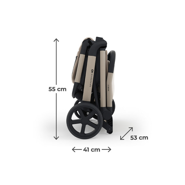 Kinderkraft pushchair NUBI 3 SAND BEIGE - 12