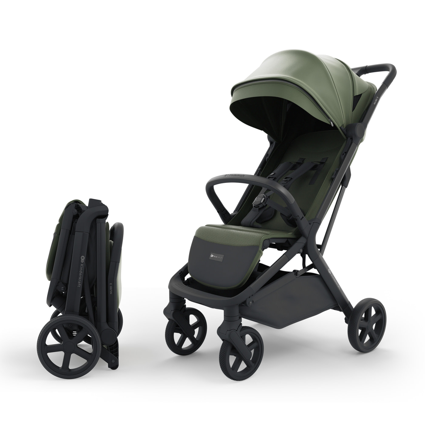 Kinderkraft pushchair NUBI 3 MYSTIC GREEN