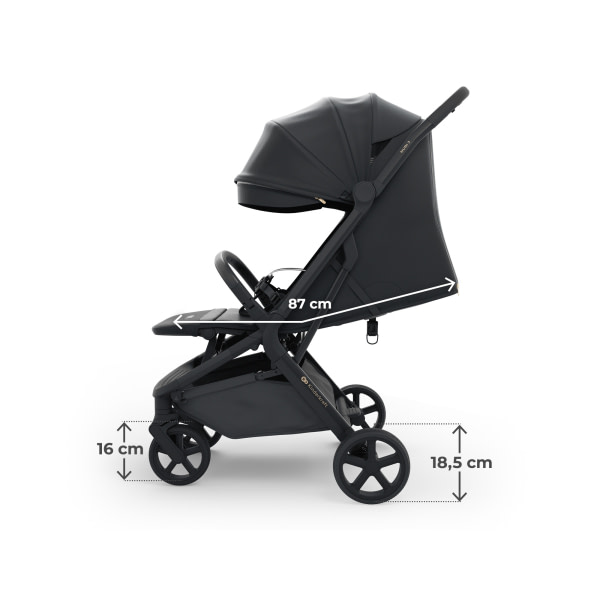 Kinderkraft pushchair NUBI 3 MIDNIGHT BLACK - 9