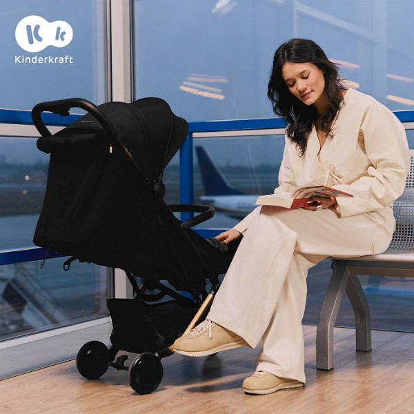 Kinderkraft pushchair (cabin)  Pilot 2 MIDNIGHT BLACK - 4