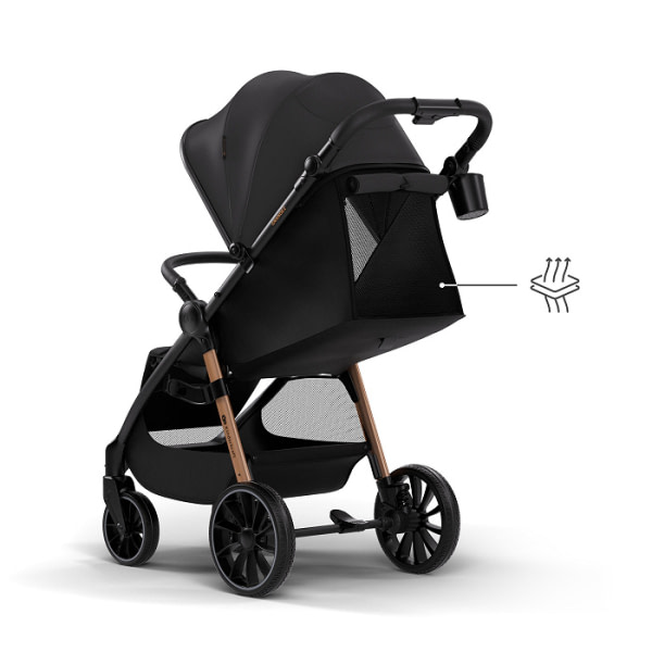 Kinderkraft wózek spacerowy GRANDE 2 MIDNIGHT BLACK - 3