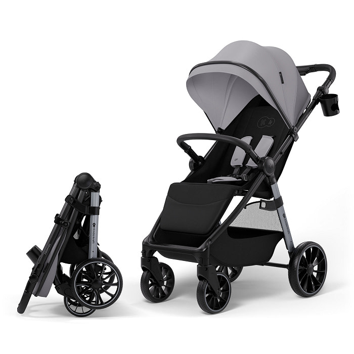 Kinderkraft wózek spacerowy GRANDE 2 MOONLIGHT GREY