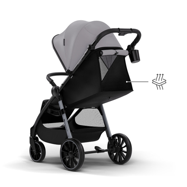 Kinderkraft wózek spacerowy GRANDE 2 MOONLIGHT GREY - 4