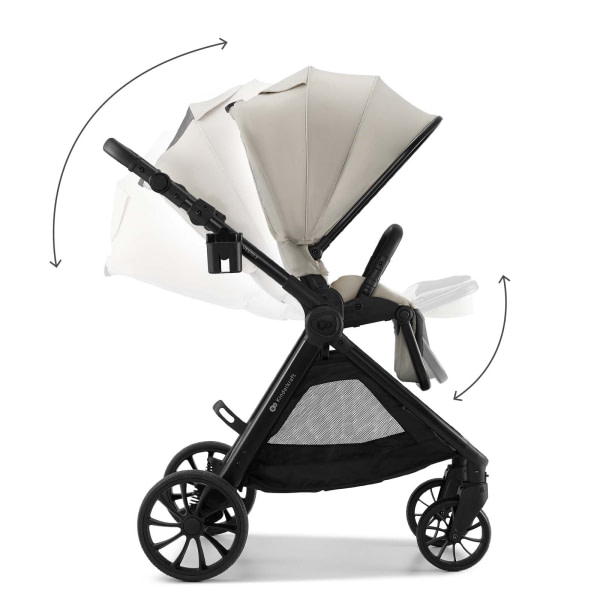 Carrito multifuncional 2en1 Kinderkraft VESTO 2 Beige - 8