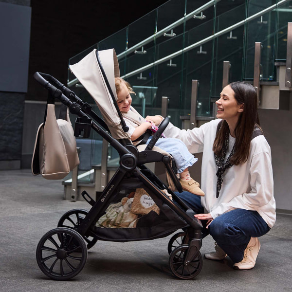 Carrito multifuncional 2en1 Kinderkraft VESTO 2 Grey - 3