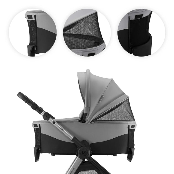 Carrito multifuncional 2en1 Kinderkraft VESTO 2 Grey - 5