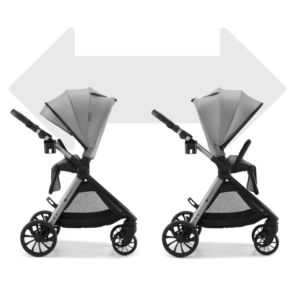 Carrito multifuncional 2en1 Kinderkraft VESTO 2 Grey - 7
