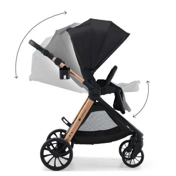 Carrito multifuncional 2en1 Kinderkraft VESTO 2 Black - 6