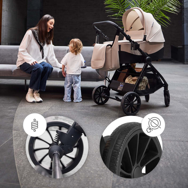 Carrito multifuncional 2en1 Kinderkraft VESTO 2 Black - 8