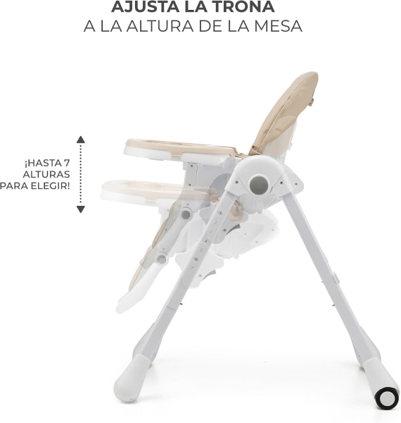 Kinderkraft TUMMIE  highchair beige - 6