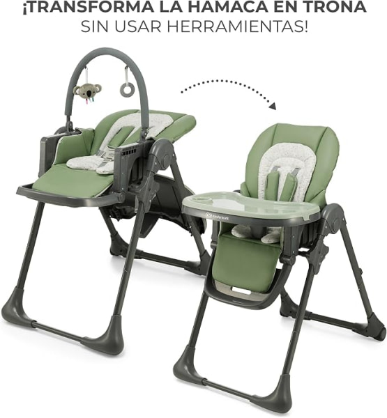 Kinderkraft TUMMIE highchair green - 3