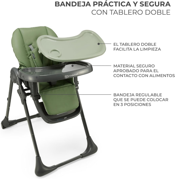 Kinderkraft TUMMIE highchair green - 5