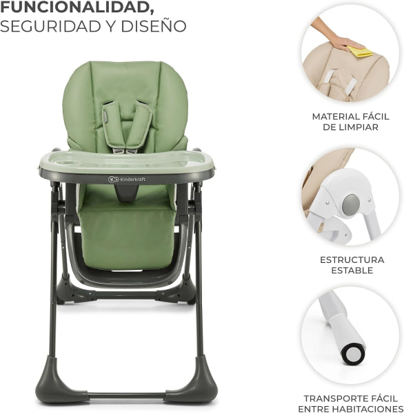 Kinderkraft TUMMIE highchair green - 8