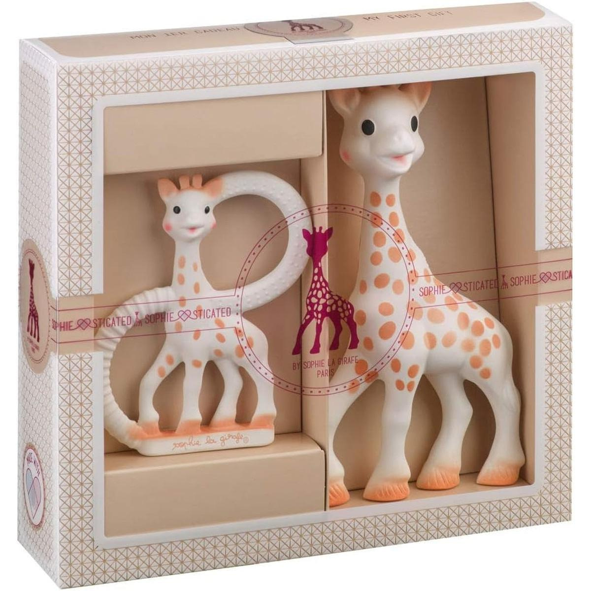 Mi primer set Sophie la girafe + Anillo de dentición 100% natural