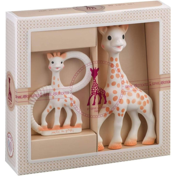 Mi primer set Sophie la girafe + Anillo de dentición 100% natural
